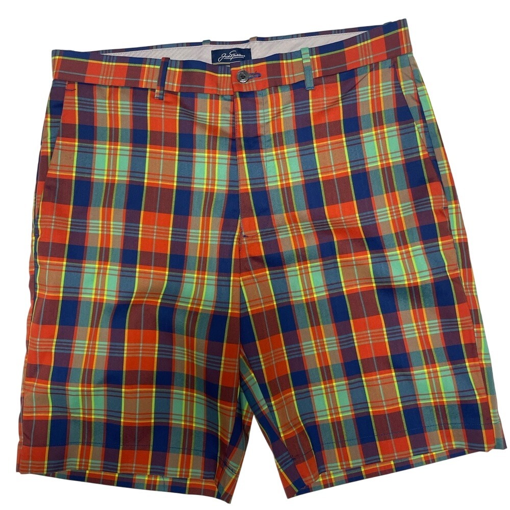 Jack Nicklaus Plaid‎ Golf Shorts Men's 32
